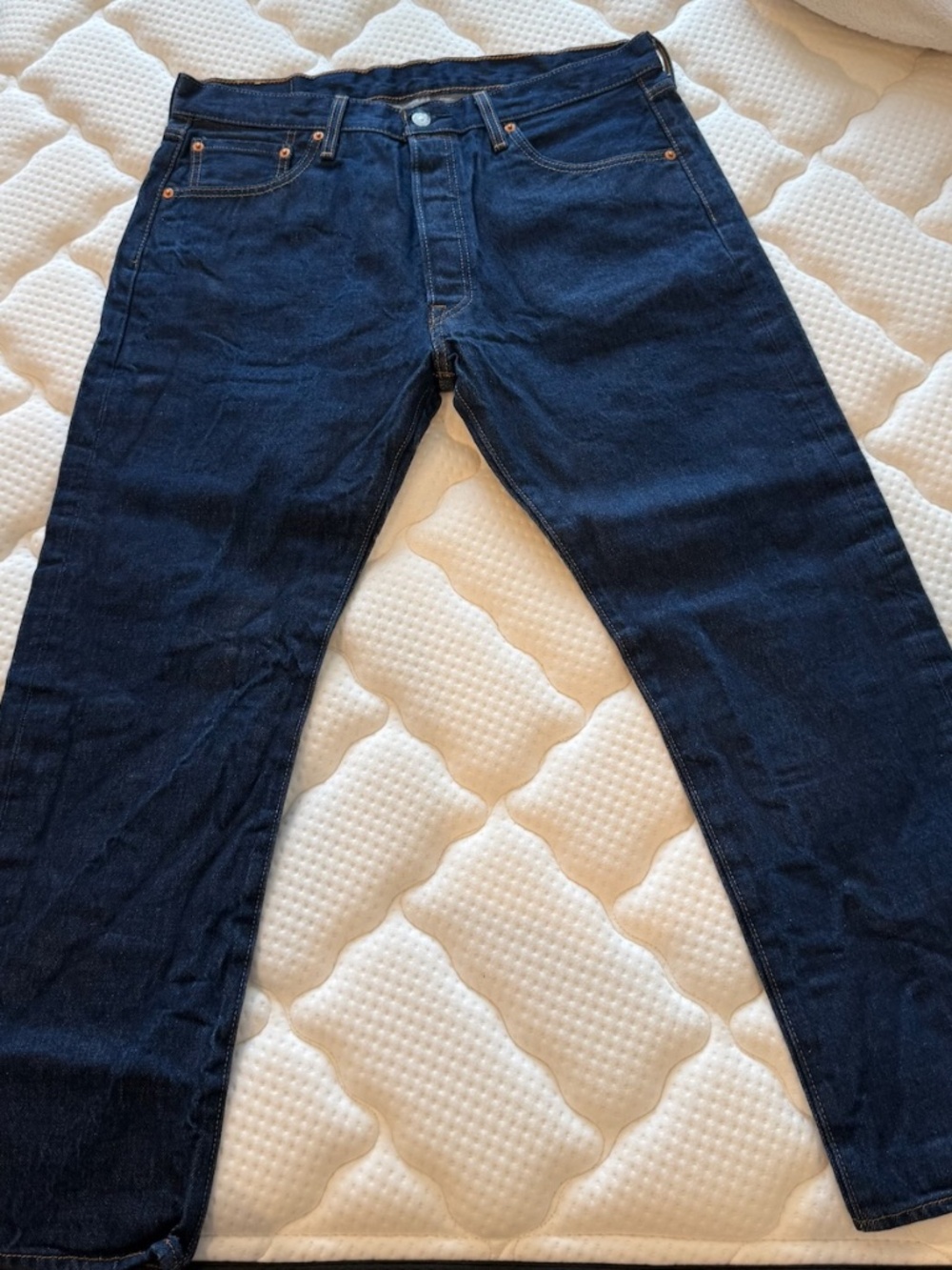 Levi's 501 Original Straight Jeans Men's W36 L30 Water<Less Button Fly